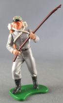 Britains Swoppets - Confederate - Footed advancing both hands on rifle 2