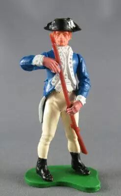 Britains Swoppets Guerre Ind�pendance Am�ricain Pi�ton Chargeant son Fusil