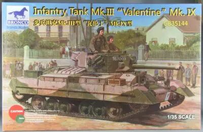 Bronco CB35144 -British Infantry Tank Mk. III Valentine Mk. IX 1/35 Neuf Boite