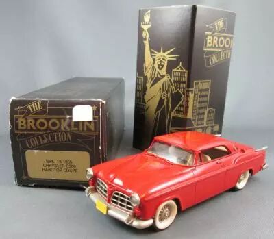 Miniature Brooklin BRK19A - Chrysler C-300 Hardtop Coupe 1955 - Échelle 1/43 - Blanche