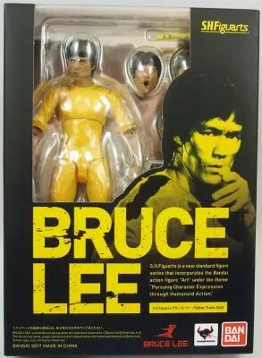 Bandai Tamashii Nations S.H. Figuarts Bruce Lee (Yellow Track Suit) Action Figure : Bandai