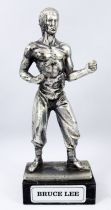 Bruce Lee - 6\  die-cast métal statue - Daviland France 1978