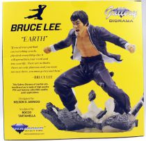 Bruce Lee - 8\  PVC Statue Bruce Lee \ Earth\  - Diamond Gallery Diorama