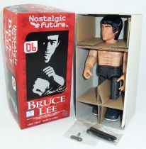 Bruce Lee - Medicom Nostalgic Future Tin Toy #06 - Jouet mécanique macheur à clé