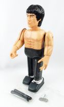 Bruce Lee - Medicom Nostalgic Future Tin Toy #06 - Jouet mécanique macheur à clé