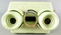 Brugui&egrave;re - Green & Brown Stereoclic Viewer for  Stereocarte Stereoscopic Views