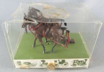 Brumm - Historical Series 1:43 - Team 2 Brown horses for Carriages and Stages Mint in Box