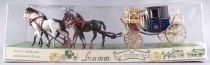 Brumm 013 - Série Historique 1/43 - Voiture Dress Chariot du Comte de Caledonia Ecosse (1850) 4 Chevaux Neuf en Boite