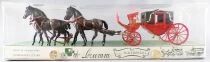 Brumm 017 - S&eacute;rie Historique 1/43 - Landau (XIX Siecle)  4 Chevaux Noirs Neuf en Boite