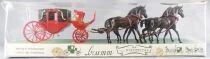 Brumm 017 - S&eacute;rie Historique 1/43 - Landau (XIX Siecle)  4 Chevaux Noirs Neuf en Boite
