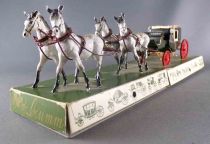 Brumm 04 - Série Historique 1/43 - Berline de Voyage Papale Pape Pie X(1850) 4 Chevaux en Boite