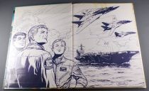 Buck Danny - 42 Novedi Charlier Bergèse First Edition 1984 - Les Pilotes de l\'Enfer Signed