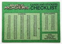Buck Rogers - Topps Trading Bubble Gum Cards (1979) - Complete series of 88cards + 22 stickers