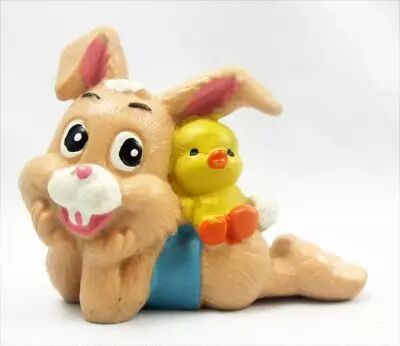 Bunny & Duckling - Maia Borges PVC Figure - Bunny with Duckling on back