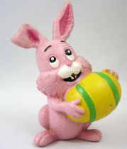 Bunny & Duckling - Maia Borges PVC Figure - Pink Bunny with Easter Egg