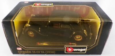 Burago 1501 Citro�n 15CV TA 1938 Black 1:24 Mint in Box