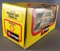 Burago 4123 Peugeot 205 Turbo 16 N°3 Rallye Salonen Harjanne 1/43 Neuve Boite