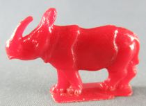 Café de Paris - Wild Animals & Pets Series -  Rhinoceros (dark red)