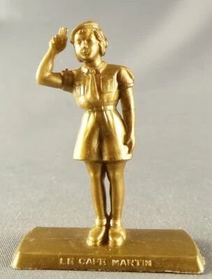 Caf� Martin Life in the Nature n� 14 Scout Girl Standing Right Hand Up
