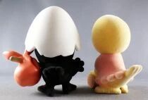 Calimero - Figurines Floqu&eacute;es Lansay - S&eacute;rie Compl&egrave;te 8 Personnages
