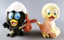 Calimero - Lansay Flocked Figures - Complete Set of 8 Loose Characters