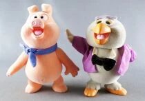 Calimero - Lansay Flocked Figures - Complete Set of 8 Loose Characters