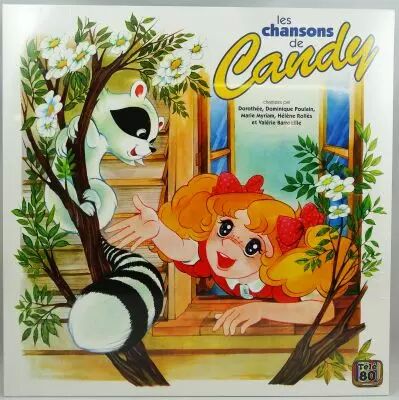 Candy - Disque vinyl 33t - Les Chansons de Candy - T�l� 80