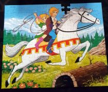 Candy Candy - MB Jigsaw puzzle - Candy & Anthony riding horse (ref.625.3465.03)