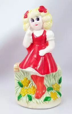 Candy Candy - Statuette tirelire en c�ramique 17cm - France 1978