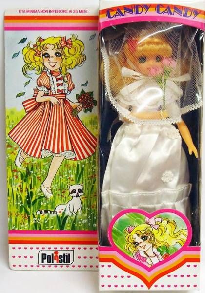 Candy Candy - Candy in wedding dress doll - Polistil