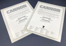 Cannon (William Conrad) - Viacom (1982) - Dépliant Communiqué Média et Audiences (Media and Audience Press Release)