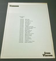 Cannon (William Conrad) - Viacom (1982) - Kit Promotionnel (Promotion Kit)