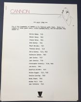 Cannon (William Conrad) - Viacom (1986) - Promotion Kit (Albert Hirschfeld)