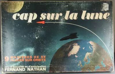 Cap sur la Lune - Jeu de Soci�t� - Fernand Nathan R�f 540-726 1968