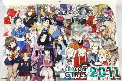 CAPCOM GIRLS - Posters / Calendar 2011 (Kinu Nishimura, Akira, Yasuda, etc)