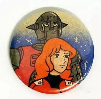 Capitaine Flam - Badge Vintage - Johan & Grag
