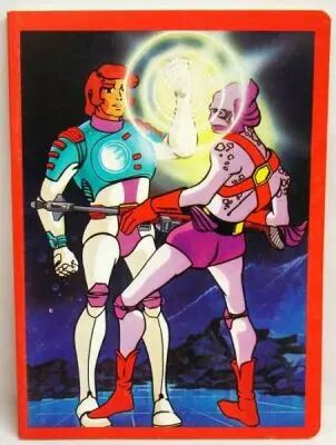 Capitaine Flam - Cahier d\'�colier - Curtis contre Homme-Poisson