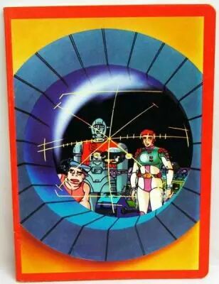 Capitaine Flam - Cahier d\'�colier - L\'�quipage du Cyberlabe