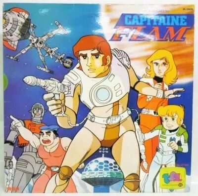 Capitaine Flam - Disque 33T - Histoire Racont�e - RCA Records 1981