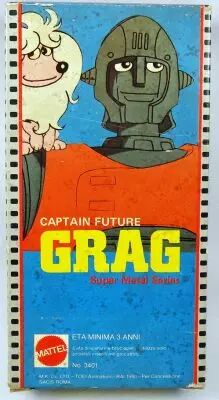 Capitaine Flam - Grag Robot m�tal - Popy Mattel 