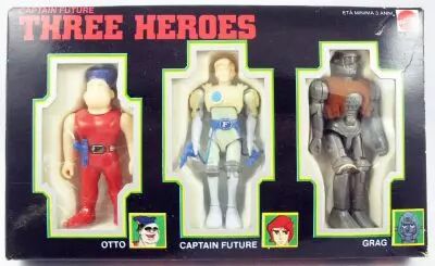 Capitaine Flam - Pack des 3 H�ros : Flam, Grag et Mala - Mattel Italie