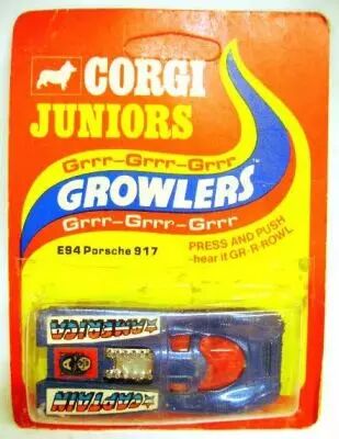 Captain America - Corgi Junior Growlers - Porsche 917  (mint on card)