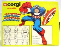 Captain America - Corgi Ref. 263 - Captain America Jetmobile (mint in box)