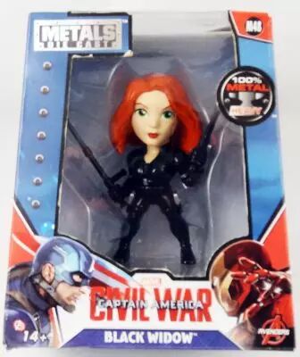 Captain America Civil War - Black Widow - Figurine 10cm m�tal die-cast - Jada Toys
