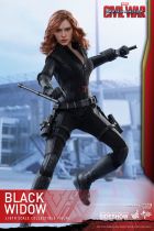 Captain America Civil War - Black Widow (Scarlett Johansson) - Figurine 30cm Hot Toys Sideshow MMS 365