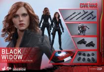 Captain America Civil War - Black Widow (Scarlett Johansson) - Figurine 30cm Hot Toys Sideshow MMS 365