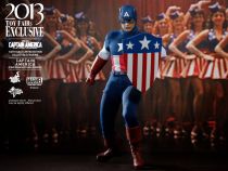 Captain America The First Avenger - Star Spangled Man Cap (Chris Evans) 12\  figure - Hot Toys Sideshow MMS 205