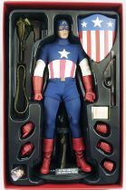 Captain America The First Avenger - Star Spangled Man Cap (Chris Evans) 12\  figure - Hot Toys Sideshow MMS 205