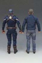 Captain America The Winter Soldier - Cap & Steve Rogers (Chris Evans) - Figurines 30cm Hot Toys Sideshow MMS 243