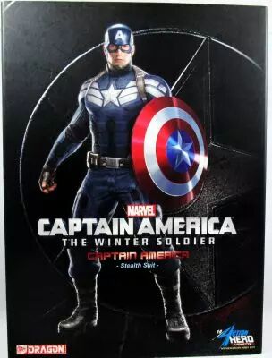 Captain America The Winter Soldier - Stealth Suit Steve Rogers - Statue PVC 20cm - Dragon 1:9 Action Hero